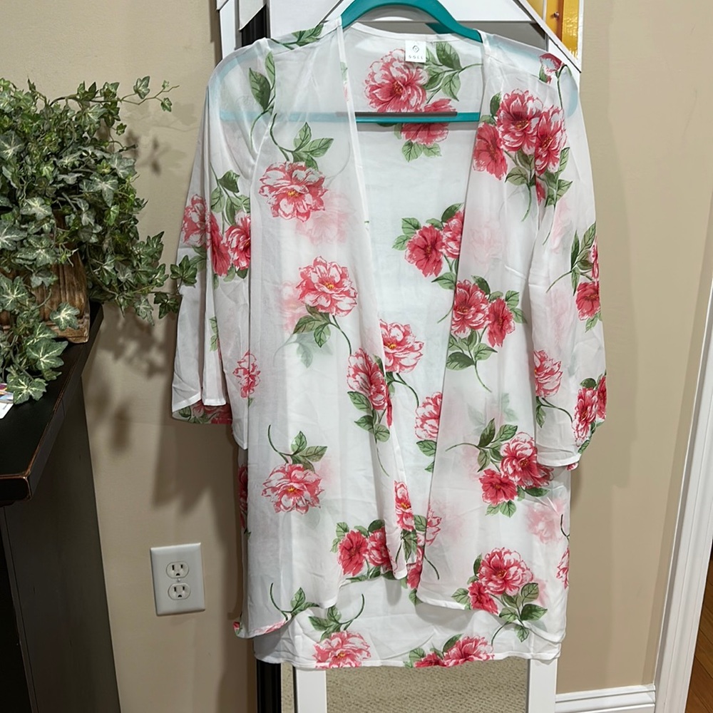NEW DOLL SWiMWEAR SHEER COVER-UP - ONE SIZE (rETAIL $65 plus Shipping)
